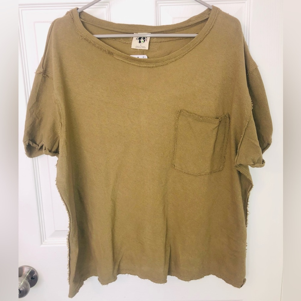 Free People pocket tee shirt (M)
